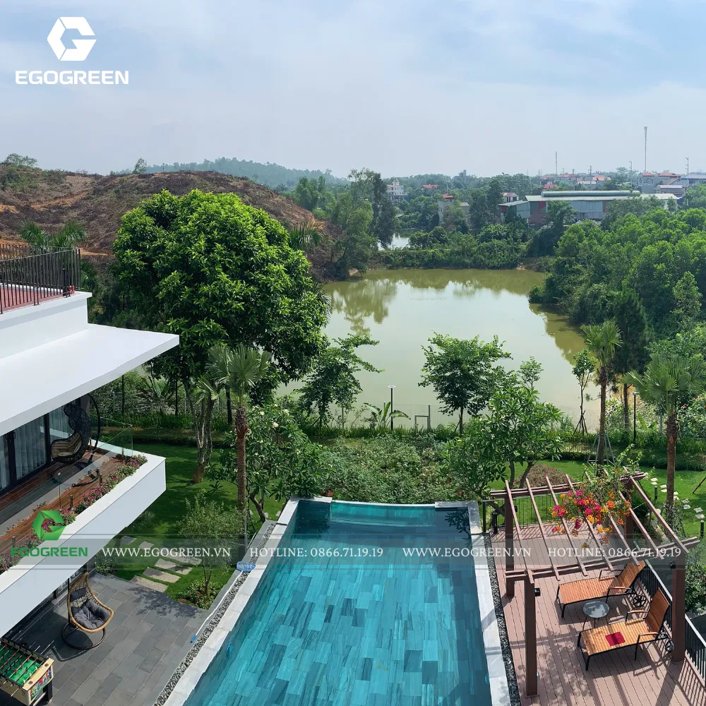 Nhìn từ trên sân thương, cảm giác bình yên khiến ai cũng đắm chìm!